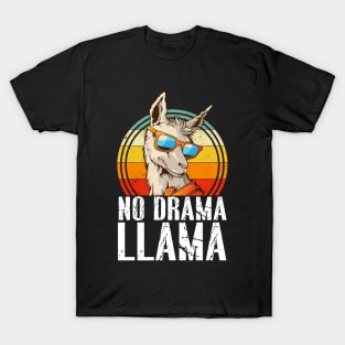 No Drama LLama Funny T-Shirt